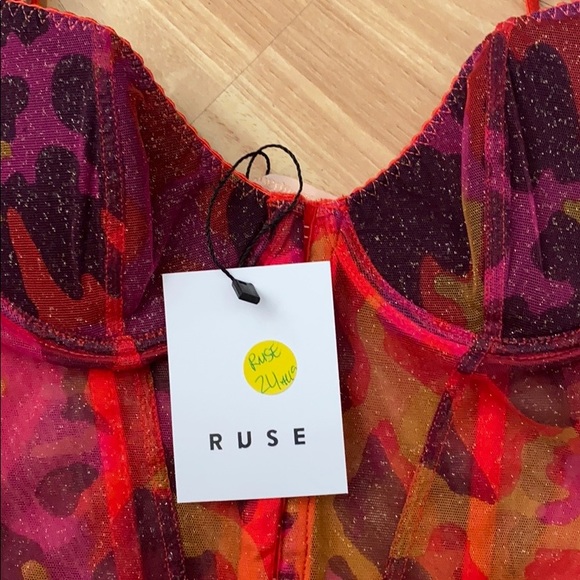 Roberto Cavalli mesh bustier top - Picture 4 of 5